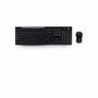 Clavier et Souris Optique Logitech MK270 Noir Espagnol Qwerty QWERTY