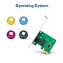 TP-Link TG-3468 - Carte réseau PCI Express Gigabit 10/100/1000 Mbps, Wake-on-LAN