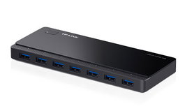 TP-Link UH700 Hub USB 3.0 7 Ports - Hub USB avec 7 ports, transfert jusqu'à 5 Gbps, compatible Windows Mac Linux
