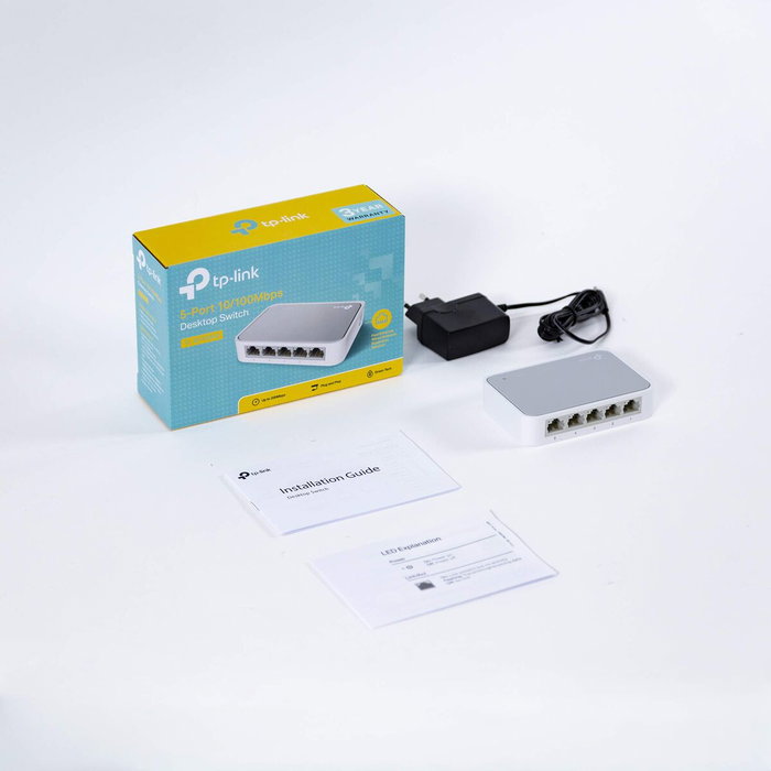 TP-Link TL-SF1005D Switch 5 ports 10/100 Mbps Blanc