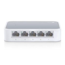 TP-Link TL-SG1005D - Commutateur réseau 5 ports 10/100 Mbps Gigabit Ethernet, technologie Green Ethernet, éco-énergétique, plug & play