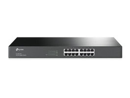 Omada TL-SG1016 - Switch Gigabit Économie d'Énergie 16 Ports 10/100/1000 Mbps RJ45 Rackable et Bureau, Technologie Auto MDI/MDIX