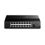 TP-Link TL-SF1016D Switch 16 Ports 10/100 Mbps Gigabit Ethernet Bureau Rackable Plug and Play
