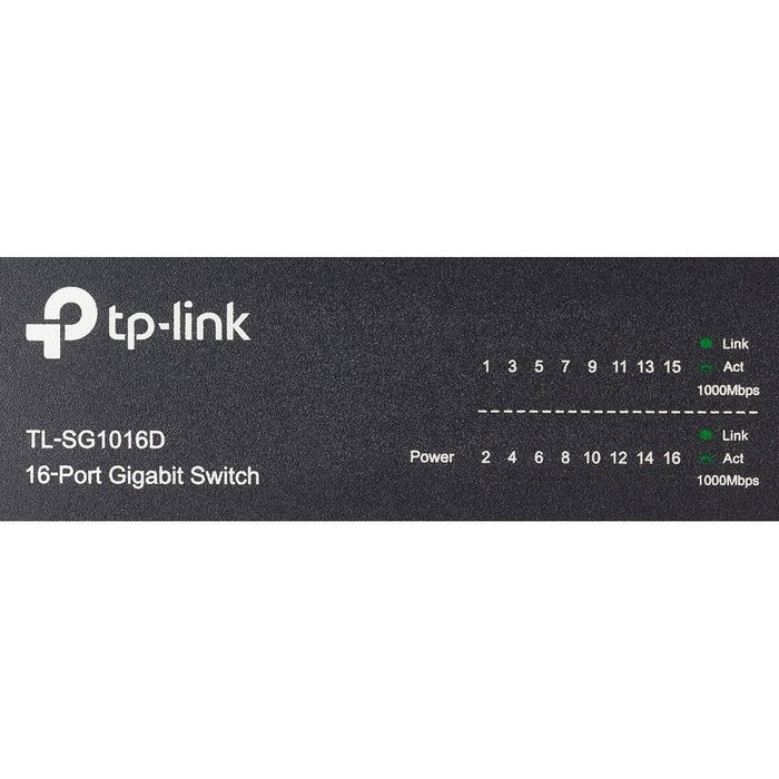 TP-Link TL-SG1016D Switch Gigabit 16 ports Noir