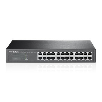 TP-Link TL-SG1024D Switch 24 ports Gigabit 10/100/1000, montage rack/bureau, Plug & Play, Efficacité énergétique TP-Link TL-SG1024D Switch 24 ports Gigabit 10/100/1000, montage rack/bureau, Plug & Play, Efficacité énergétique