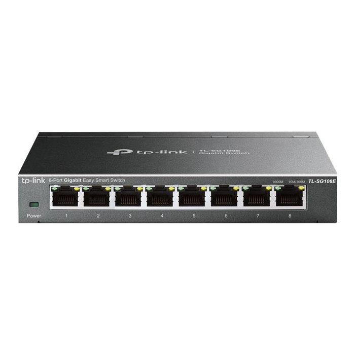 TP-Link Switch Ethernet Géré 8 Ports Gigabit TL-SG108E