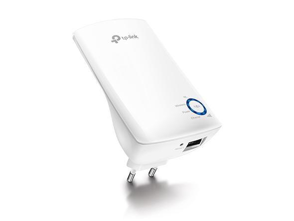 TP-Link TL-WA850RE Répéteur WiFi N300 avec Port Ethernet 10/100 Mbps, 2.4 GHz, Installation WPS, Application Tether - Blanc