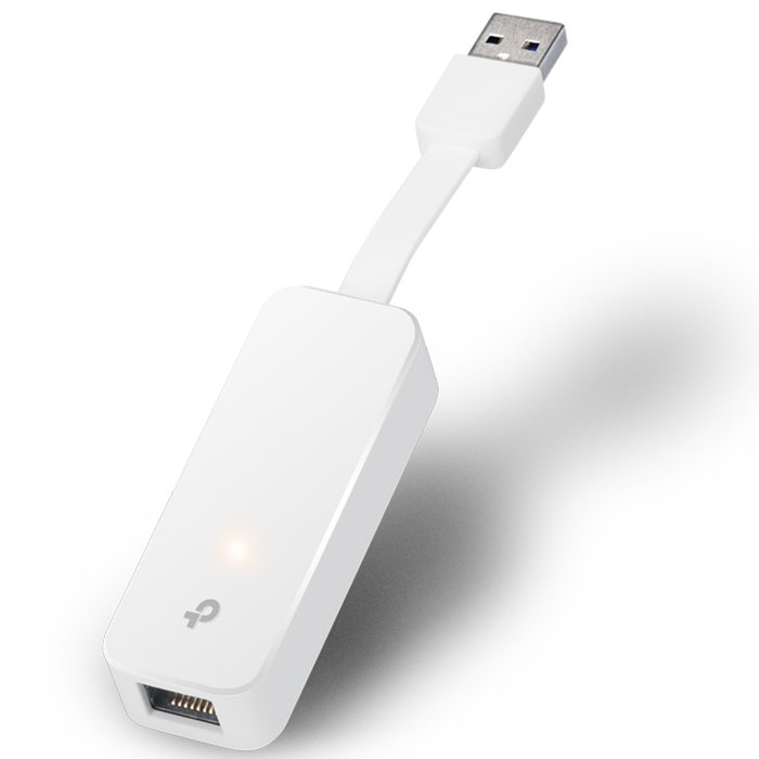 TP-Link UE300 Adaptateur réseau USB 3.0 vers Ethernet Gigabit Blanc TP-Link UE300 Adaptateur réseau USB 3.0 vers Ethernet Gigabit Blanc