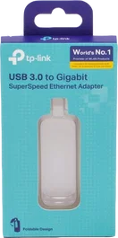 TP-Link UE300 Adaptateur Ethernet USB 3.0 vers Gigabit (10/100/1000 Mbps) pour Ultrabook et MacBook Air - Plug & Play, Design Portable