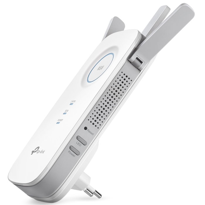 TP-Link RE450 Extenseur de Réseau WiFi AC1750 1300Mbps 5GHz 450Mbps 2.4GHz 3 Antennes Ethernet Gigabit