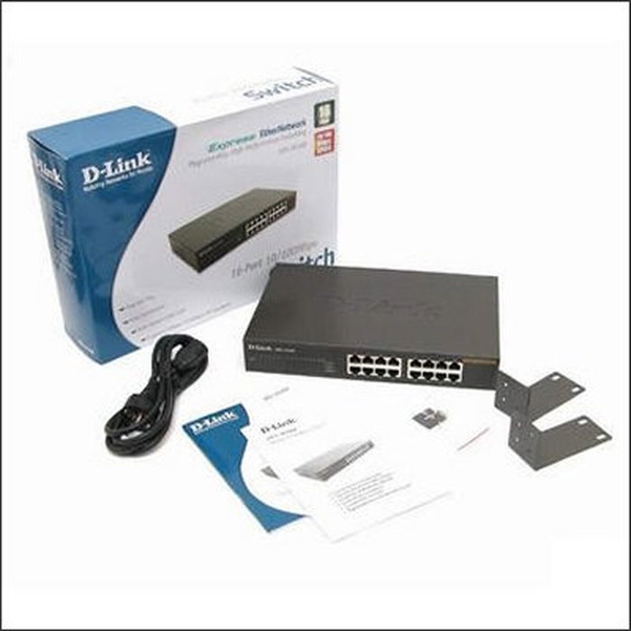 D-Link DES-1016D Switch 16 ports 10/100 Mbps Noir