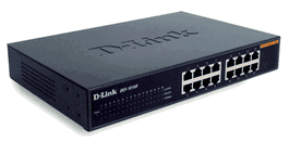 D-Link Switch Gigabit 16 Ports, DES-1016D (ES1016D), Noir