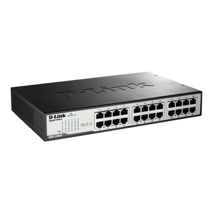 D-Link Switch Ethernet 24 ports Gigabit avec ports SFP DGS-1024D/E (DGS1024D/E)