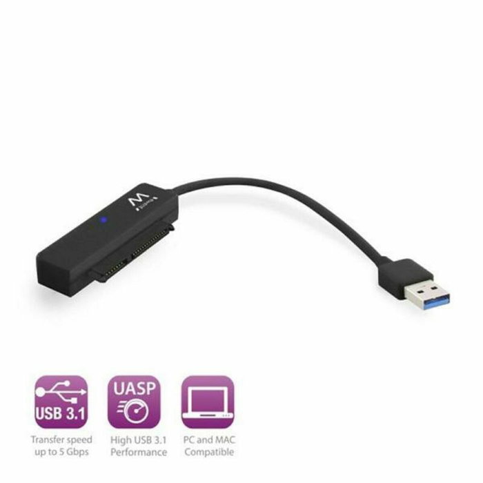 Adaptateur USB vers SATA pour Disque Dur Ewent EW7017 2,5" USB 3.0 Adaptateur USB vers SATA pour Disque Dur Ewent EW7017 2,5" USB 3.0