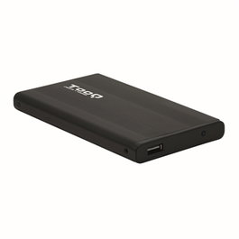 Tooq Caisse Externe TQE-2510B HDD SSD USB 2.0 2.5" Noir Aluminium