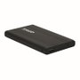 Tooq Caisse Externe TQE-2510B HDD SSD USB 2.0 2.5" Noir Aluminium
