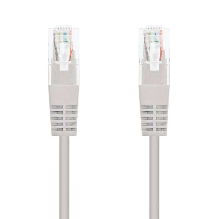 Nanocable Câble RJ45 U/UTP Cat.5E 5m Gris - Latiguillo Réseau