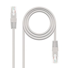 Nanocable Câble RJ45 U/UTP Cat.5E 5m Gris - Latiguillo Réseau