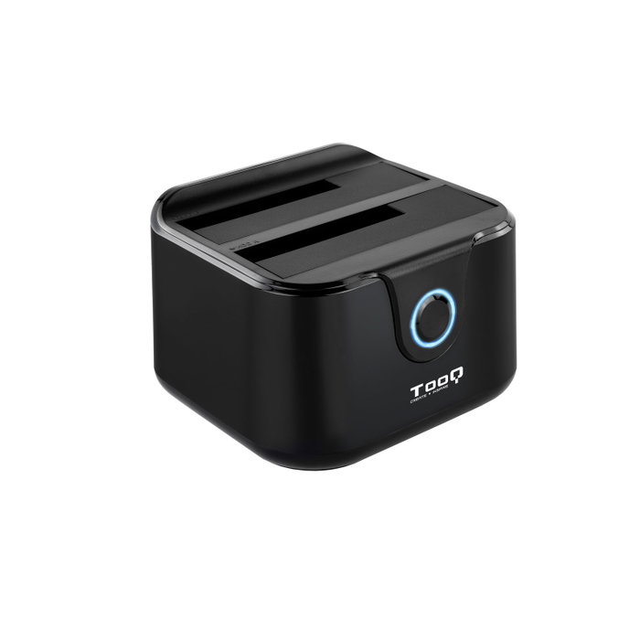 Tooq Base Dock Double Baie 2,5" et 3,5" USB 3.0 HDD/SSD SATA avec Clonage - Noir Tooq Base Dock Double Baie 2,5" et 3,5" USB 3.0 HDD/SSD SATA avec Clonage - Noir