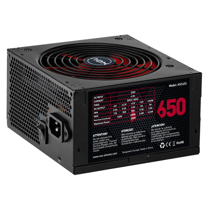 Bloc d’Alimentation Nox-Xtreme NXS650 ATX 650 W