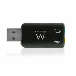 Ewent EW3751 Adaptateur Audio USB Son 3D Virtuel 5.1 avec Entrée Micro et Casque