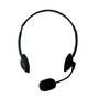 Ewent EW3563 Casque Stéréo avec Microphone Filaire, Contrôle du Volume, pour Skype, Zoom, Teams