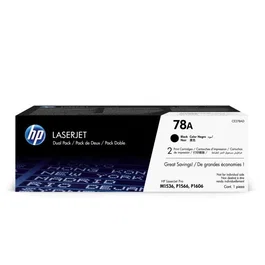 HP Cartouche de Toner Noir CE278A (78A) pour Imprimantes LaserJet Pro P1566, P1606, M1536 MFP - 2100 pages