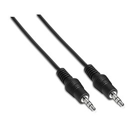 Nanocable Câble Audio Stéréo Jack 3.5 mm Mâle vers Mâle 1.5 m Noir