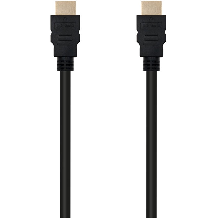 Nanocable Câble HDMI Macho-Macho 1.8 m Noir - Haute Vitesse avec Ethernet 4K et Audio Retour