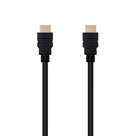 Nanocable 10.15.1703 Câble HDMI 1.4 Mâle à Mâle 3 mètres - 4K Ultra HD 1080p, Connecteurs Dorés