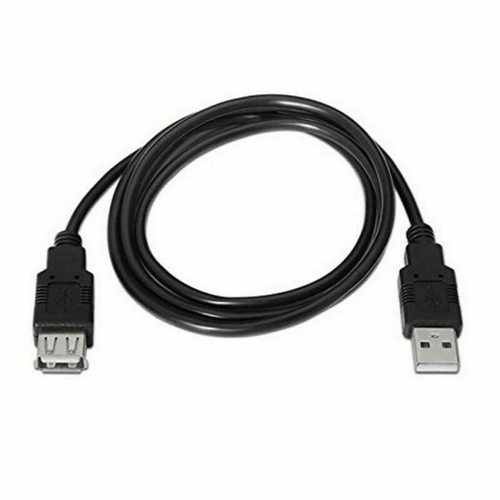 Câble de Rallonge TooQ FS20200M-B 1,8 m USB Noir 1,8 m