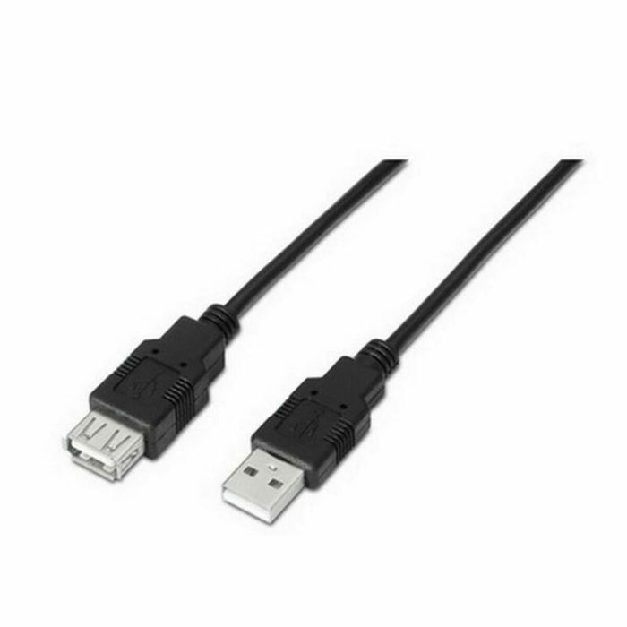Câble de Rallonge TooQ FS20200M-B 1,8 m USB Noir 1,8 m