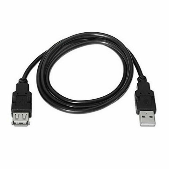 Câble de Rallonge TooQ FS20200M-B 1,8 m USB Noir 1,8 m