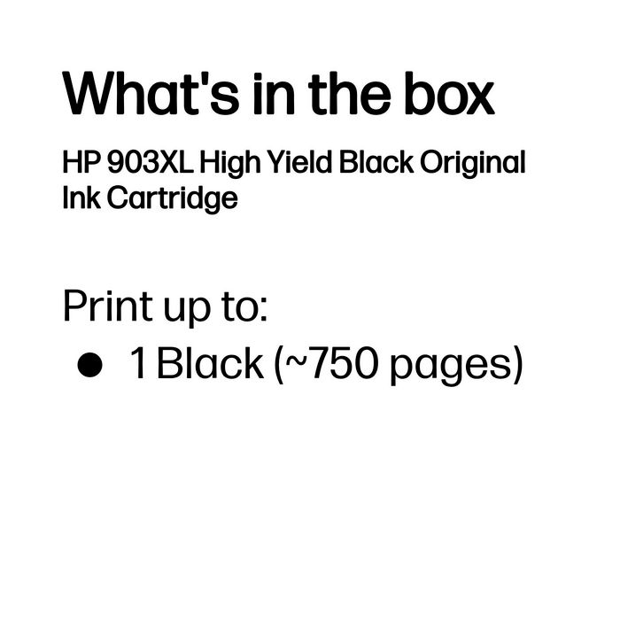 HP 903XL Noir (T6M15AE)