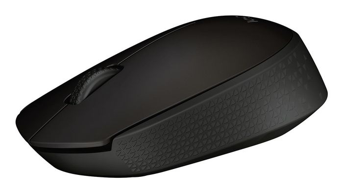 Logitech M171 Souris Sans Fil Ergonomique pour Gaucher et Droitier avec 12 Mois d'Autonomie - Connexion USB Plug & Play - Noir