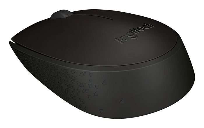 Logitech M171 Souris Sans Fil Ergonomique pour Gaucher et Droitier avec 12 Mois d'Autonomie - Connexion USB Plug & Play - Noir