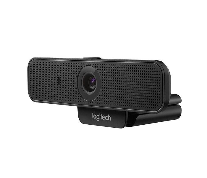 Logitech C925e - Webcam HD 1080p 30 fps pour visioconférence avec micros et technologie RightLight 2, USB, compatible Microsoft Teams et Zoom