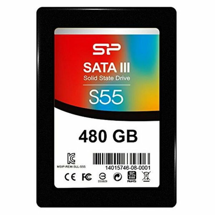 Disque dur Silicon Power IAIDSO0165 2.5" SSD 480 GB 7 mm Sata III Disque dur Silicon Power IAIDSO0165 2.5" SSD 480 GB 7 mm Sata III