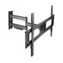Tooq LP6070TN Support mural pour TV 37-70 pouces inclinable et rotatif VESA 600x400 mm Noir