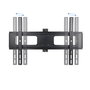 Tooq LP6070TN Support mural pour TV 37-70 pouces inclinable et rotatif VESA 600x400 mm Noir