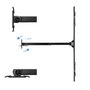 Tooq LP6070TN Support mural pour TV 37-70 pouces inclinable et rotatif VESA 600x400 mm Noir