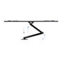 Tooq LP6070TN Support mural pour TV 37-70 pouces inclinable et rotatif VESA 600x400 mm Noir