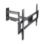 Tooq LP6070TN Support mural pour TV 37-70 pouces inclinable et rotatif VESA 600x400 mm Noir