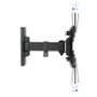 Tooq LP2042TNL Support mural TV 13-42 pouces, VESA 75x75-200x200, inclinaison -12°/+5°, rotation 180°, charge 20kg, noir