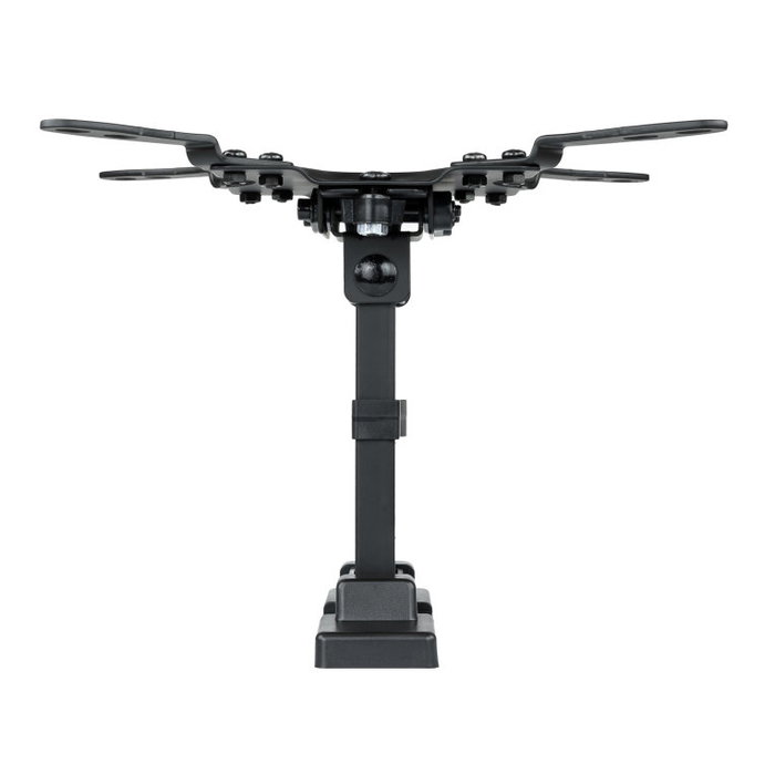 Tooq LP2042TNL Support mural TV 13-42 pouces, VESA 75x75-200x200, inclinaison -12°/+5°, rotation 180°, charge 20kg, noir