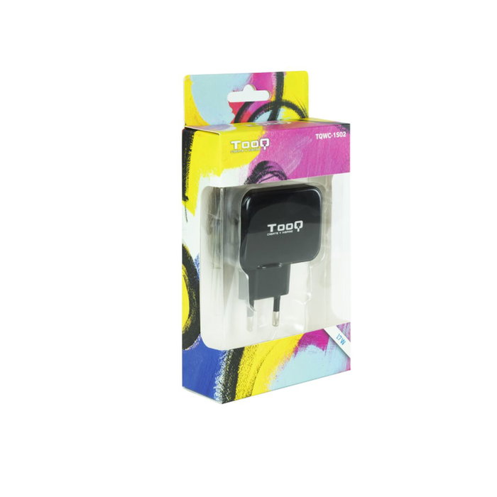 Chargeur mural TooQ TQWC-1S02 Noir 17 W
