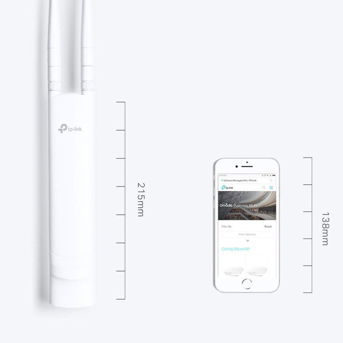 TP-Link EAP110-Outdoor N300 Blanc