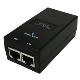 Ubiquiti POE-24-12W-G - Adaptateur PoE injecteur 24VDC 0.5A pour airMAX/airGateway avec protection de mise à la terre et contre les surtensions, port RJ-45