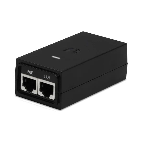 Ubiquiti POE-24-12W-G - Adaptateur PoE injecteur 24VDC 0.5A pour airMAX/airGateway avec protection de mise à la terre et contre les surtensions, port RJ-45