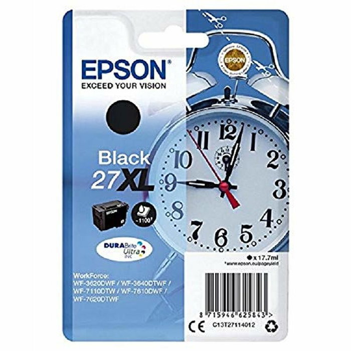 Epson Cartouche d'encre 27XL Noir C13T27114012 Epson Cartouche d'encre 27XL Noir C13T27114012